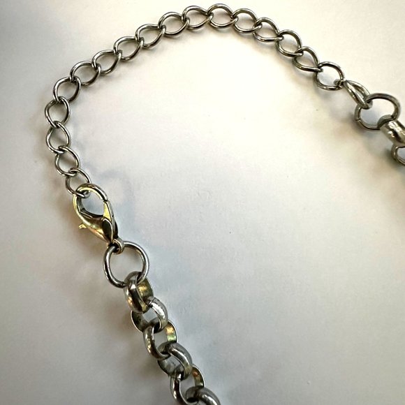 Womens Necklace Jewelry 10.25" Choker Faux Pearl Beads White Black Grey Costume - Picture 10 of 16